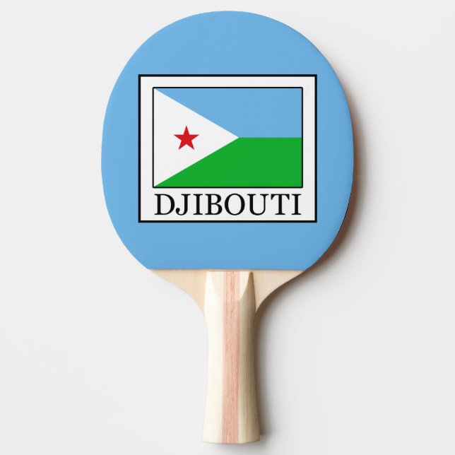 Dschibuti Tischtennis Schläger (Vorderseite)