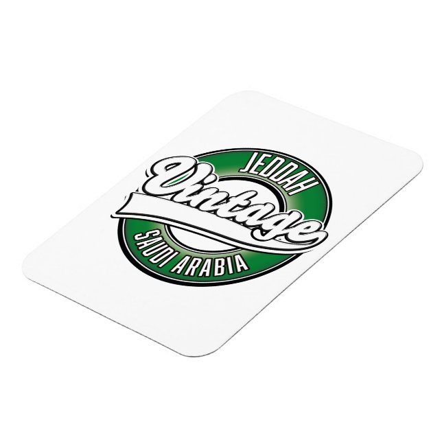 Dschidda Saudi-Arabien Logo Magnet (Linke Seite)