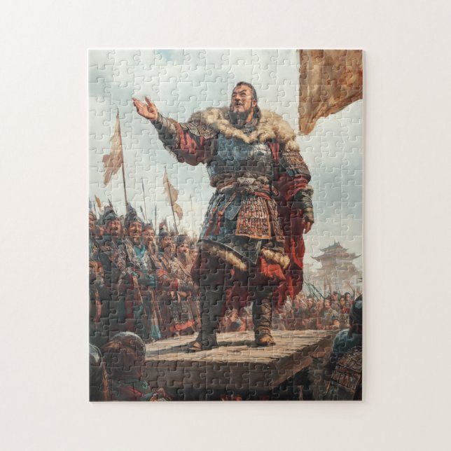 Dschingis Khan Puzzle (Vertikal)