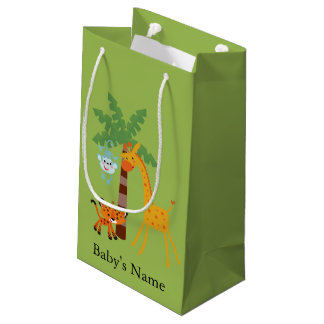 Dschungel-Babyparty-Geschenk-Tasche Kleine Geschenktüte