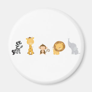 Dschungel-Babys Magnet