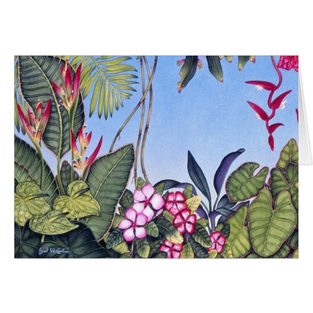 Dschungel botanisch (Vorderseite (Horizontal))