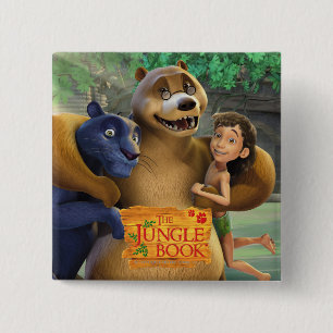 Dschungel-Buch-Gruppe schoss 1 Button