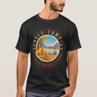Dschungel-Camping-Freund T-Shirt