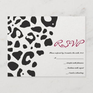 DSCHUNGEL-FIEBER Schläger-Bar Mitzvah RSVP Karte