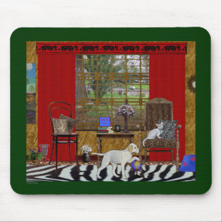 Dschungel/Garten danken Ihnen Mousepad