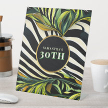 Dschungel Glamour jedes Alter Zebra Tierprint