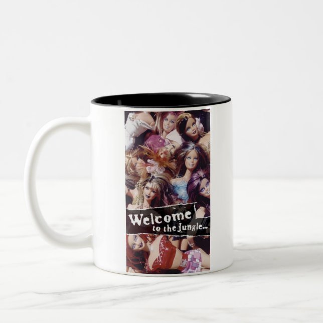 Dschungel grl zweifarbige tasse (Links)