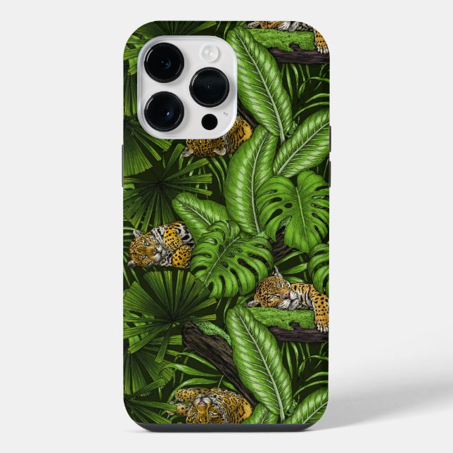 Dschungel-Kätzchen iPhone Hülle (Rückseite)