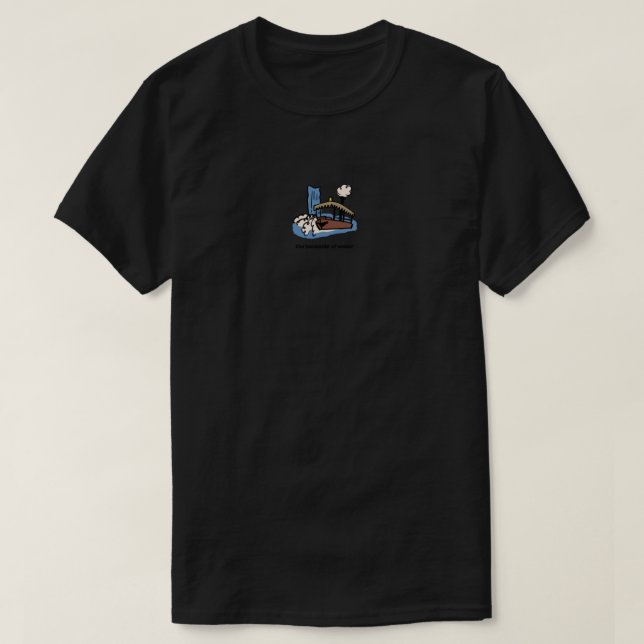 Dschungel kreuzt die Rückseite des Wassers T-Shirt (Design vorne)