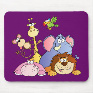Dschungel-Kumpel Mousepad