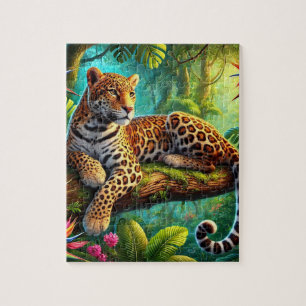 Dschungel Leopard Puzzle