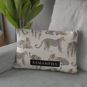 Dschungel-Leopard Wildtier-Muster   Dekokissen