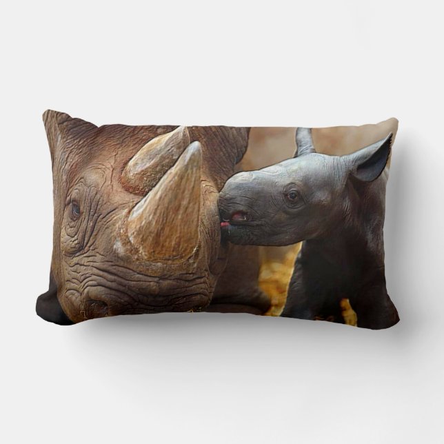 "Dschungel-Liebe" Lendenkissen (Vorderseite)