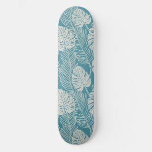 Dschungel Luxus - Monstera und Palme Skateboard
