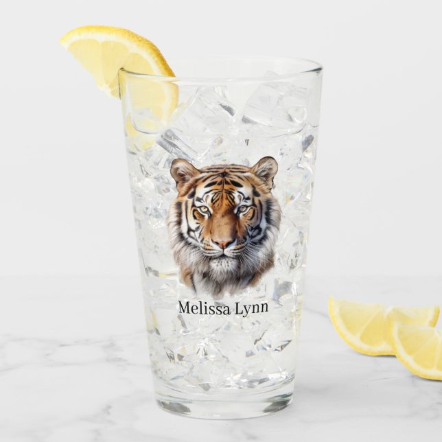Dschungel mit coolem Tiger Glas (Vorderseite Ice)