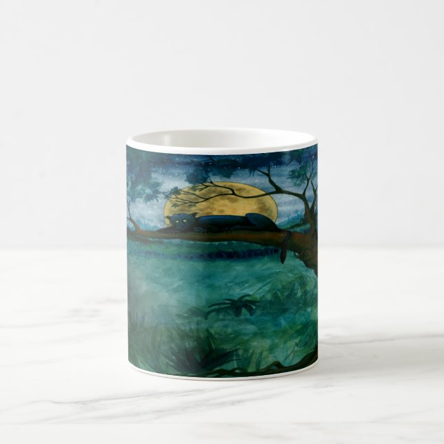 Dschungel Panther Kaffeetasse (Mittel)