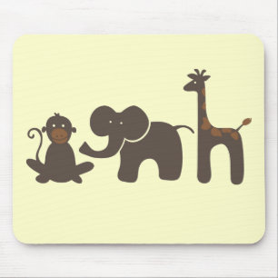Dschungel-Parade Mousepad
