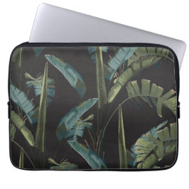 Dschungel Regenwald. Exotische Pflanze, Bananen. Laptopschutzhülle