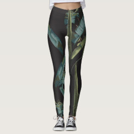 Dschungel Regenwald. Exotische Pflanze, Bananen, P Leggings