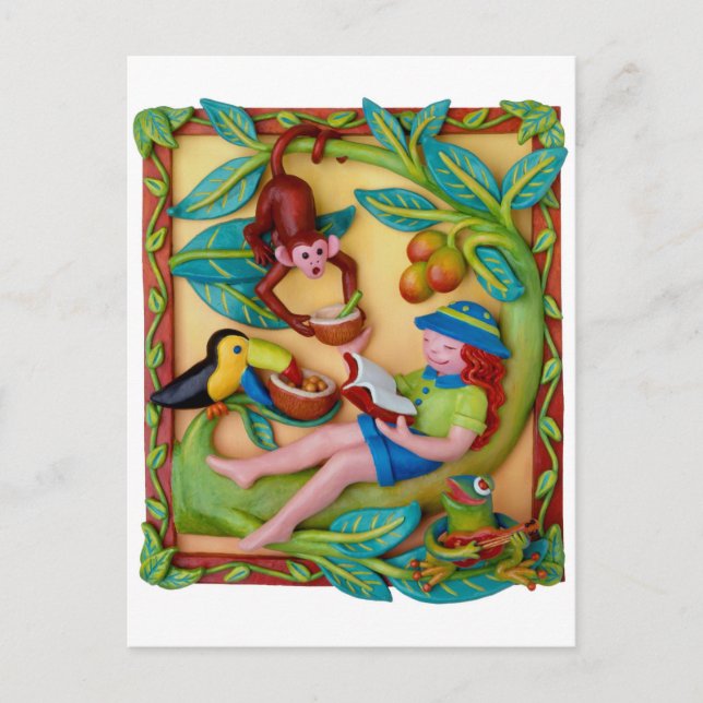 Dschungel-Safari Postkarte (Vorderseite)