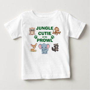 Dschungel-Schatz auf der Pirsch Geburtstagsgeschen Baby T-shirt