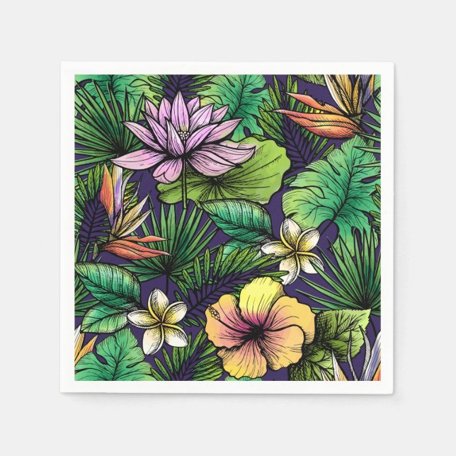 Dschungel Serviette (Vorderseite)