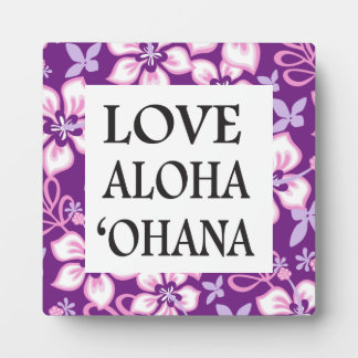 Dschungel-Surf in Lila - OHANA Fotoplatte