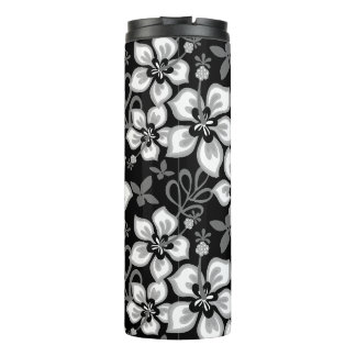 Dschungel-Surf (schwarz) Thermosbecher