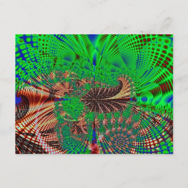 Dschungel tagsüber postkarte (Vorderseite)