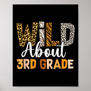 Dschungel-Thema Wild über 3. Klasse Zurück zur Sch Poster