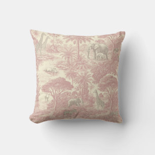 Dschungel-Toile-Muster Tropischer Planer Kissen