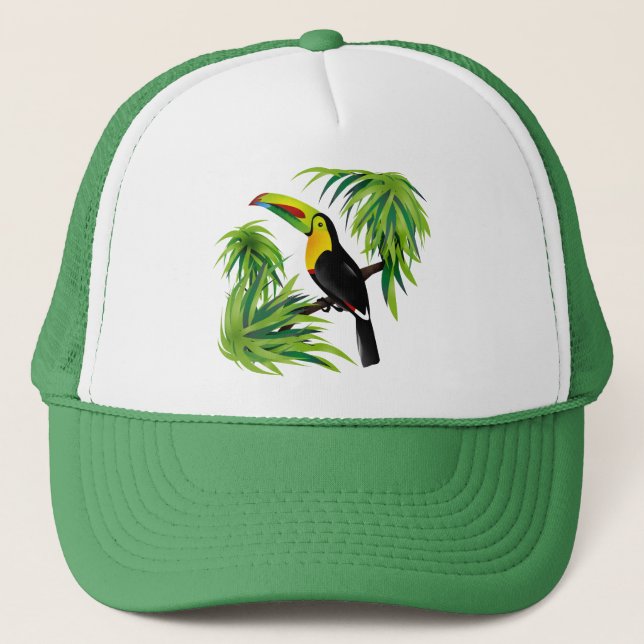 Dschungel Toucan Truckerkappe (Vorderseite)