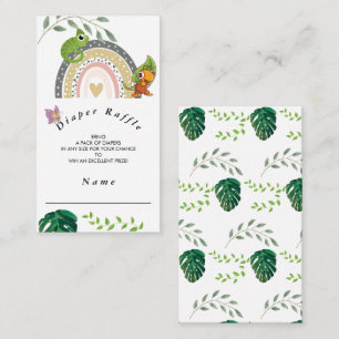 Dschungel über dem Regen-Baby-Duschduschturm-Winde Begleitkarte