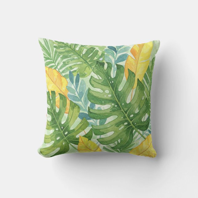 Dschungelblätterpilz Kissen (Vorderseite)