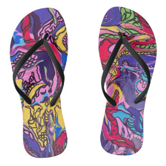 Dschungelfieber-Fieber Flip Flops
