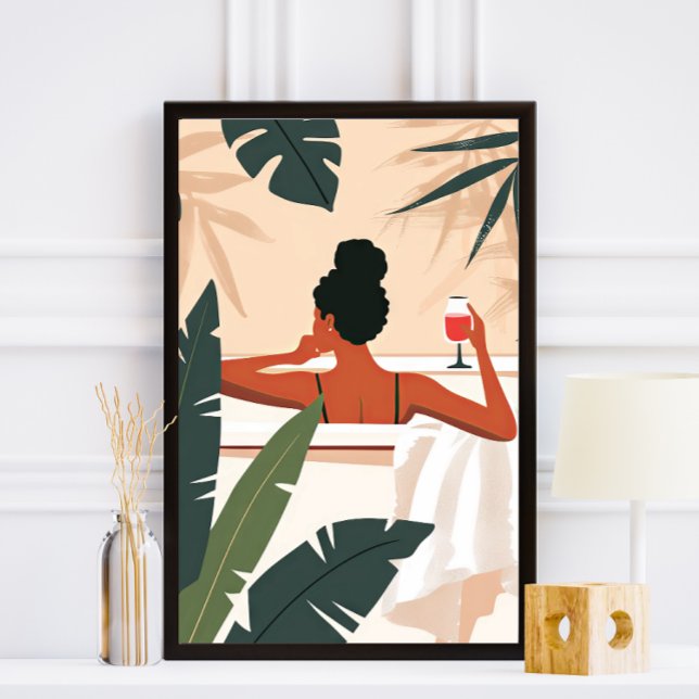 Dschungelinnerer Wellness-Center Fotodruck (Von Creator hochgeladen)