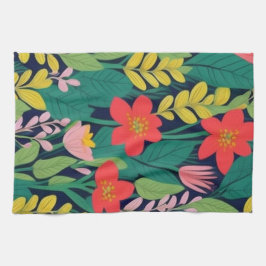 Dschungelmuster Geschirrtuch