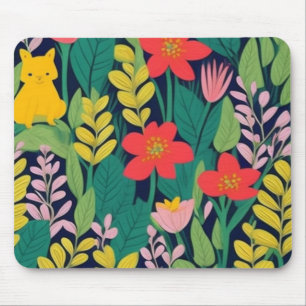 Dschungelmuster Mousepad