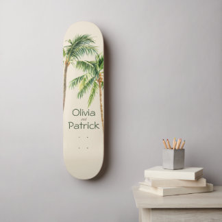Dschungelpalme, tropisch skateboard