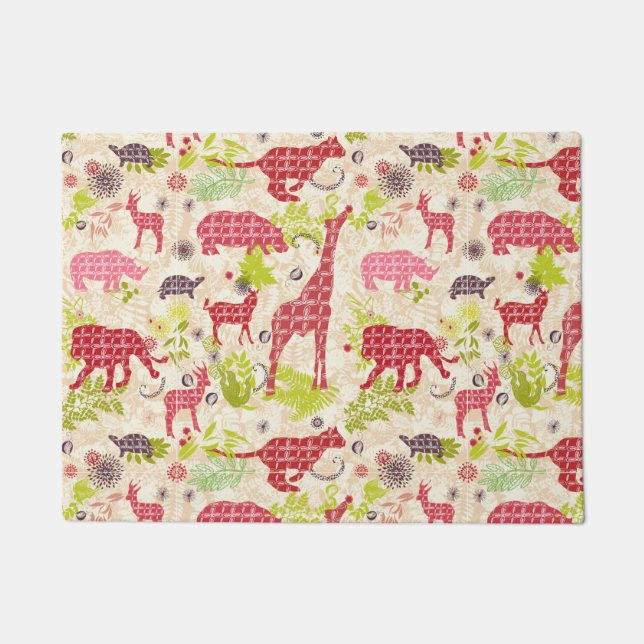 Dschungelparadies Fußmatte (Vorderseite)