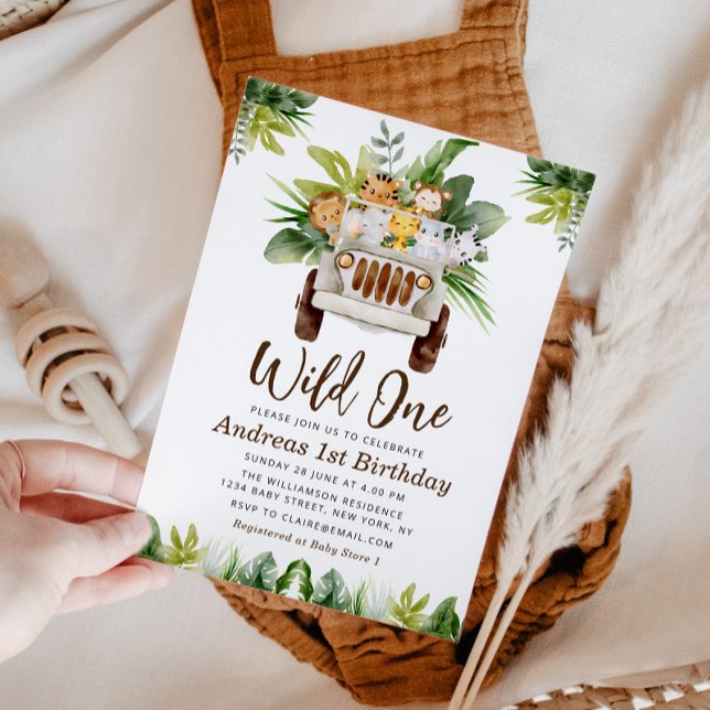 Dschungelsafari 1. Party Einladung (Von Creator hochgeladen)