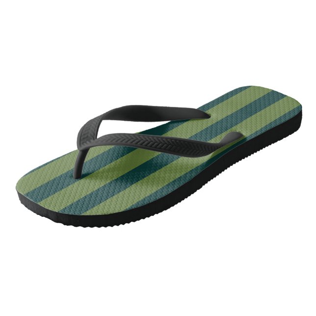 Dschungelsumpfe Flip Flops (Schrägansicht)
