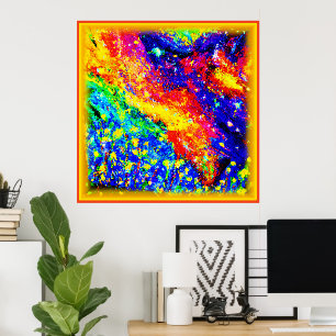 Dschungeltanzen im Himmel. Jetzt kaufen Poster