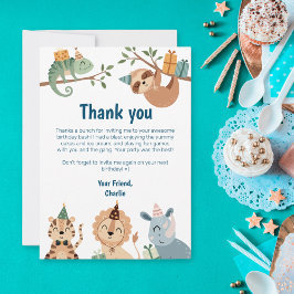 Dschungeltier, Danke für Party lädt ein