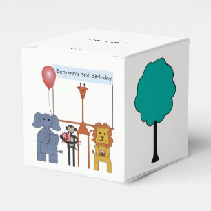 Dschungeltiere Geburtstagsfeier Geschenkbox Geschenkschachtel