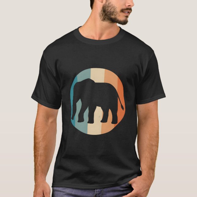 Dschungeltiere Wildtiere Elefanten T-Shirt (Vorderseite)