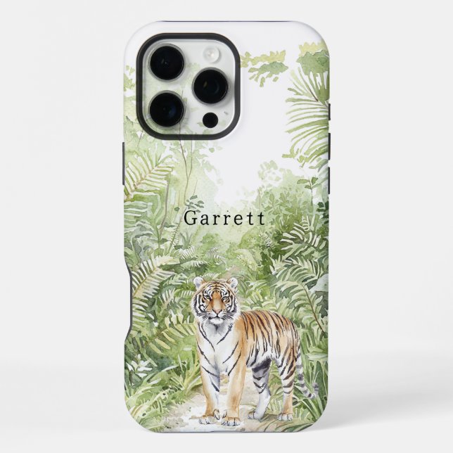 Dschungeltiger iPhone Hülle (Rückseite)