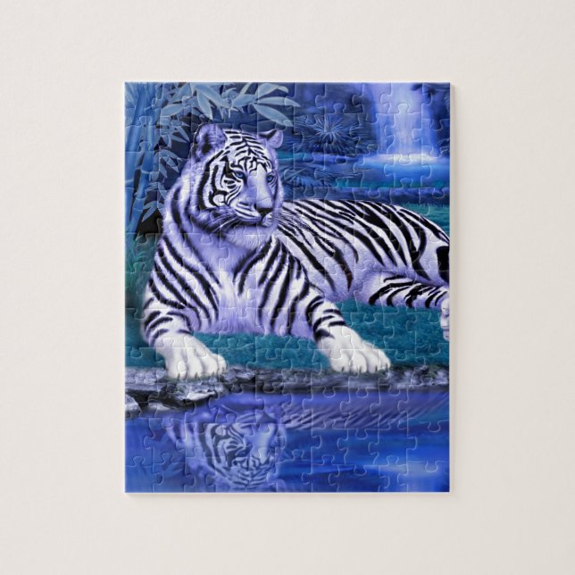 Dschungeltiger.JPEG Puzzle (Vertikal)