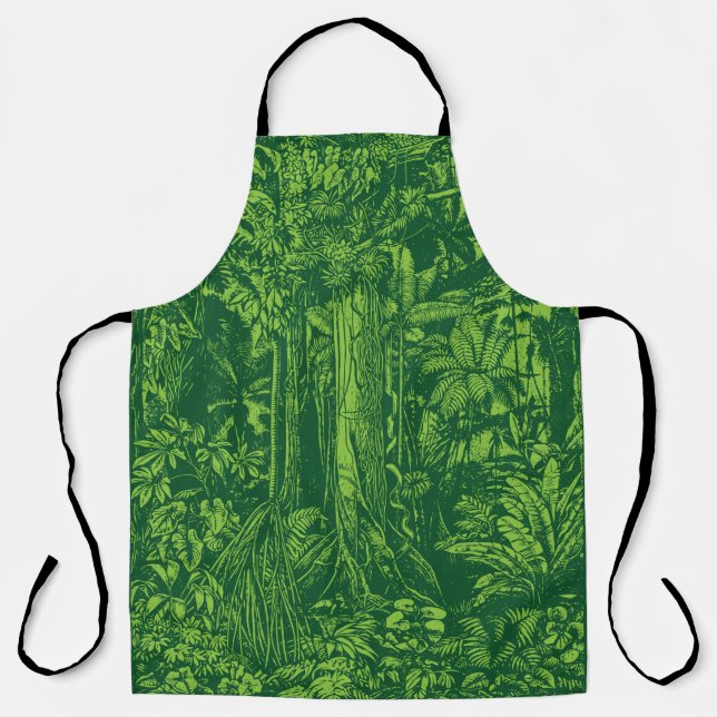 Dschungle Green All-over Print-Schürze Schürze (Vorderseite)